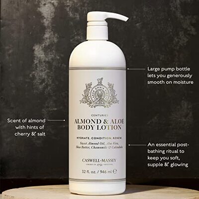 极速Caswell-Massey Almond & Aloe Titanic Body Lotion  Moistu