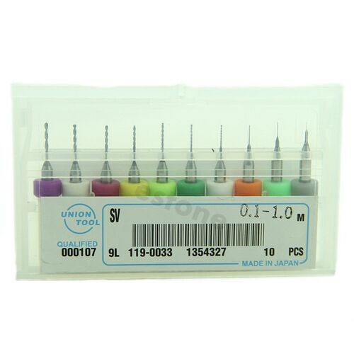 极速DIY 10Pcs 0.1mm-1.0 mm PCB Print Circuit Board Carbide M