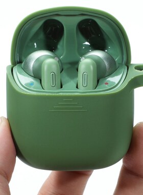 1PC Colorful TWS Silicone Solid Color Protective Case Bluet