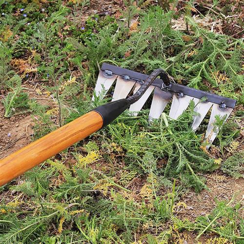 耙子九齿钉耙农具铁耙子农用工具翻土松土搂草多齿除草扒子平地耙