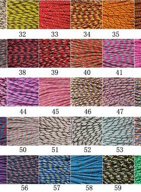 Dia 2mm 5M 10M 20M 30M one Cores Paracord for Survival Parac
