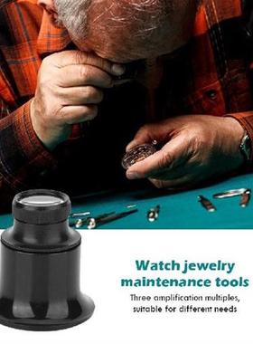 123pcs 20X Jewelers Eye Loupe Loop Magnifier Magnifying