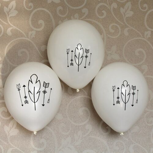 好货feather arrow balloons baby shower party decoration 12 c
