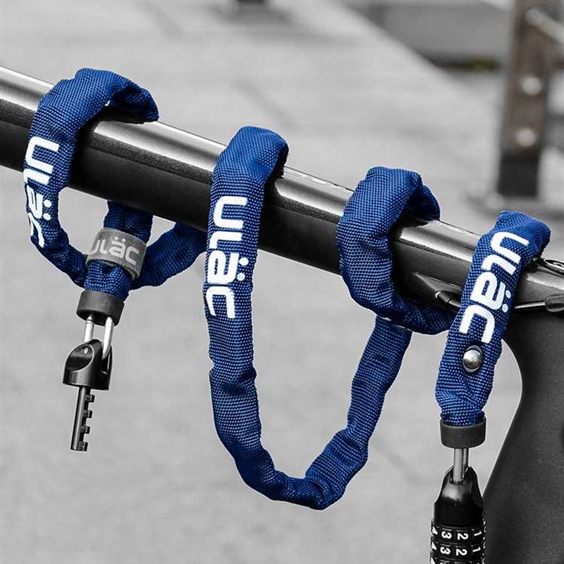 ULAC优力自行车锁链条锁山地车防盗锁公路车电动车摩托车锁门锁