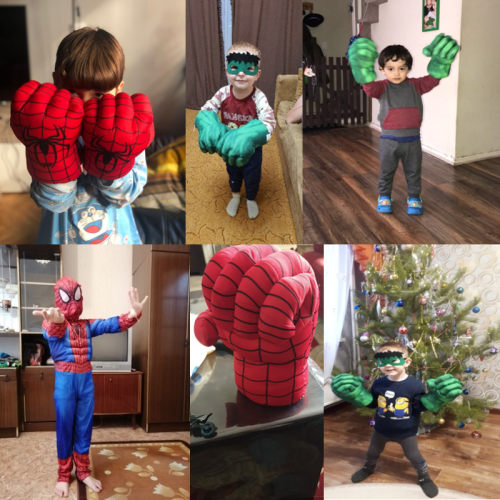 极速Avengers Endgame Childs Captain America Hulk Spiderman