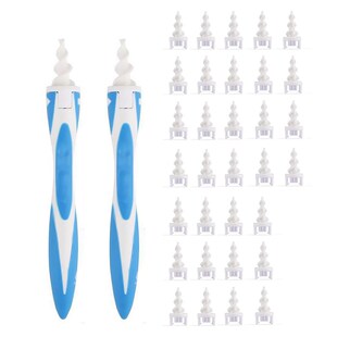 极速Ear Earpick Earwax Remover Spiral Wax Ear Cleaner 2pcs