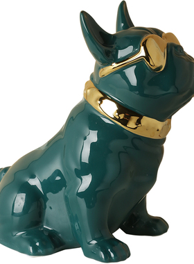 北欧轻奢风法斗纸巾盒摆件家居装饰客厅玄关电视柜乔迁新居礼品