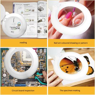 好货Magnifier Lamp Adjustabl eeadiing Lamp WiRth MEQHagnifie