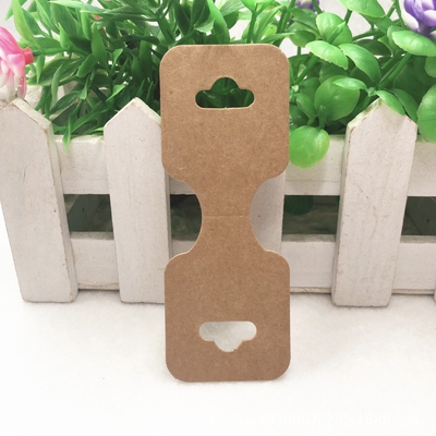 50pcs 9x3.5cm Necklace Display Cards Blank Jewelry Holder Fo