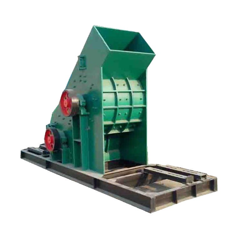 大型煤矸石双级破碎机 干湿无筛底粉碎机 细碎双击破制砂机