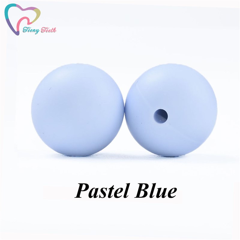 20 PCS 12-15 MM Ball Beads 14-17 MM Hexagon Silicone Teethin