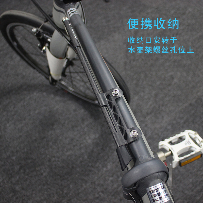 便携自行车脚撑20-22寸超轻脚撑 快拆式折叠小公路车边撑停车架