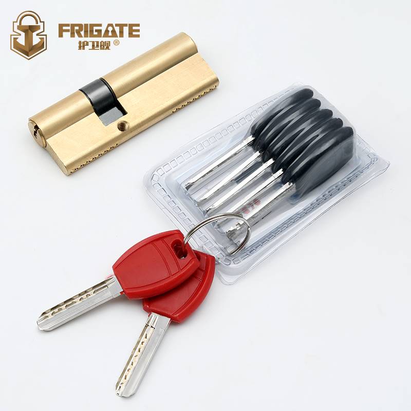 防盗门锁套装锁具把手家用通用型把手锁大门锁木房门锁心