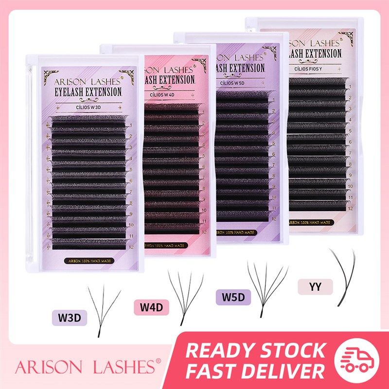 2023 New 3D/4D/5D W Shape Lashes and YY Lashes Premade Volum