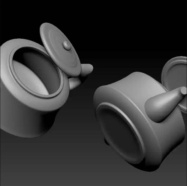 3D打印模型紫砂壶STL中式茶壶摆件手办雕刻圆雕图素材