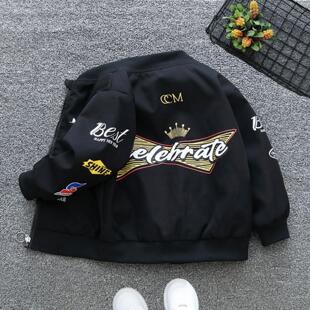 男童春秋外套2026新款儿童春季棒球服中大男孩帅气夹克韩休闲上衣