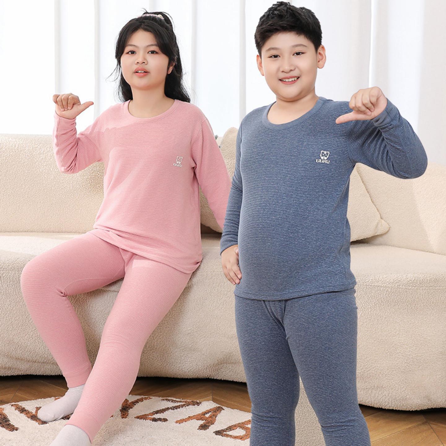 秋冬青少年胖童加肥加大舒适磨毛