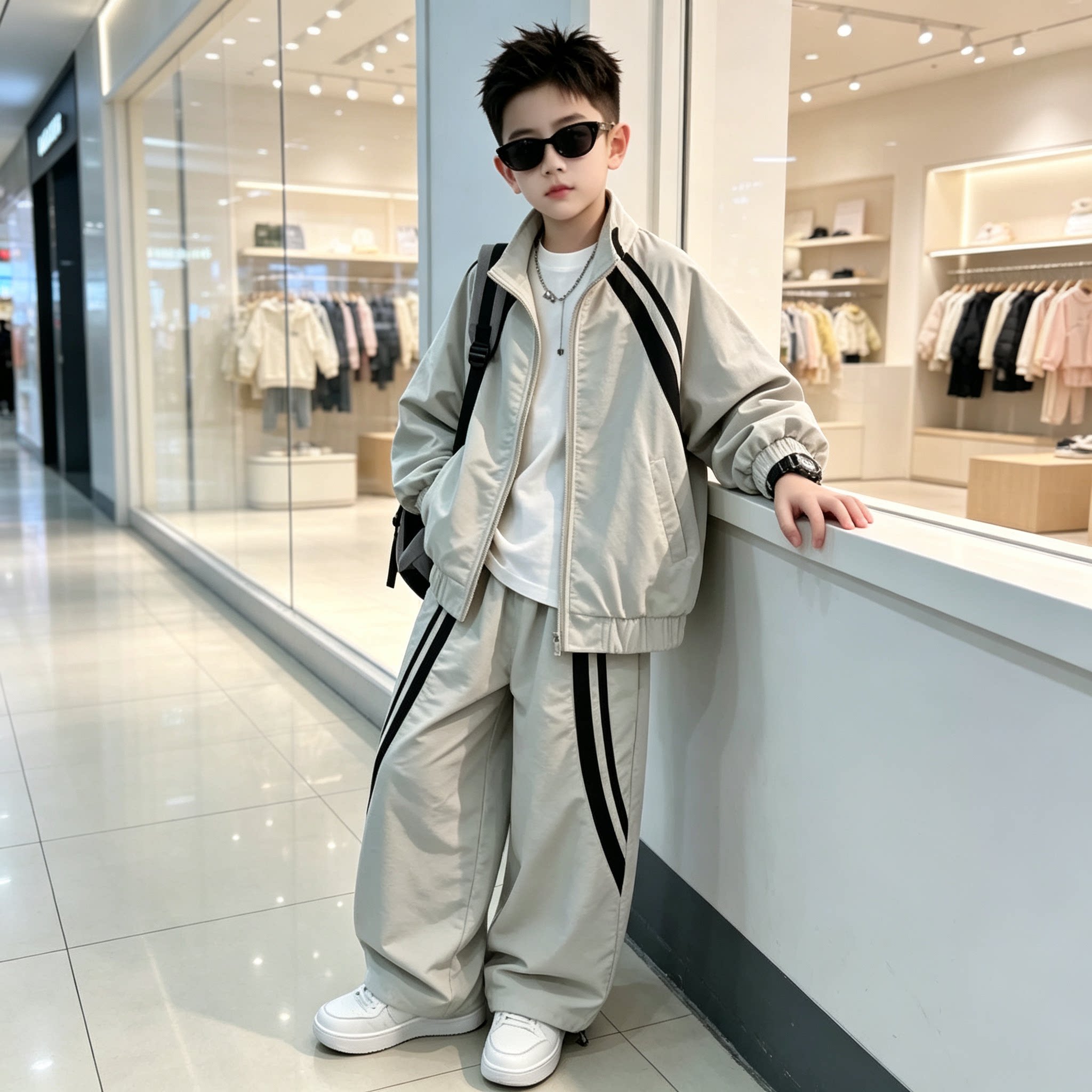 儿童装男童秋装外套套装2026新款