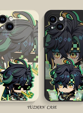 基尼奇~适用苹果17手机壳iPhone16promax周边15pro原神14plus小米vivo华为oppo可爱Q版x红米xr荣耀13联名款12