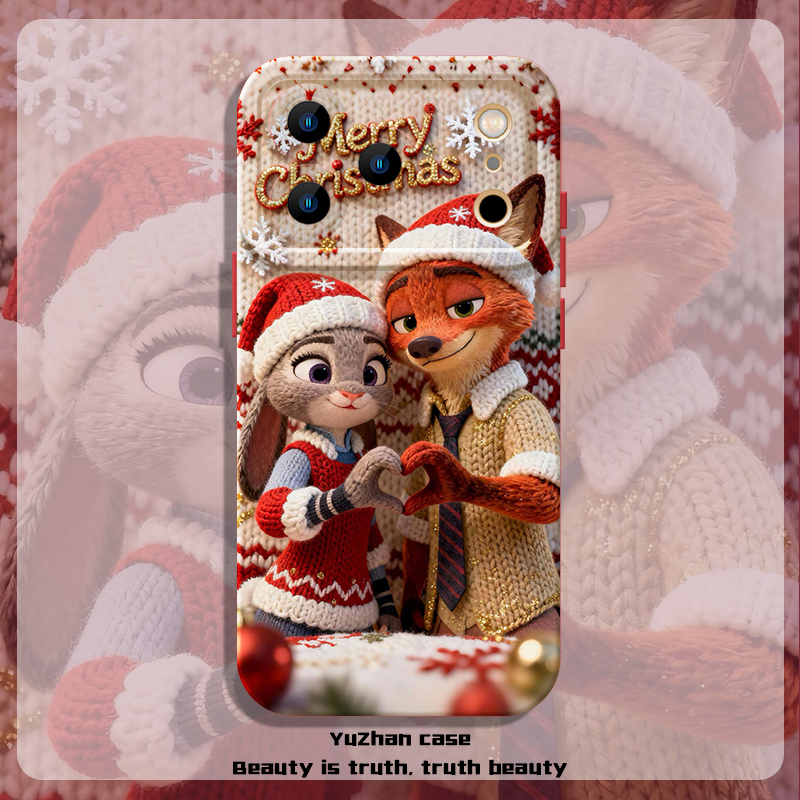 圣诞尼克朱迪周边防摔软壳