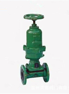 衬胶阀门 铸钢材质 法兰连接 G6B41J-16C 衬胶隔膜阀 DN200