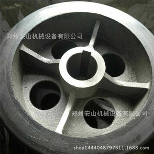 JZC350型水泥搅拌机配件摩擦胶轮 JSc500混凝土搅拌滚轮 400托轮