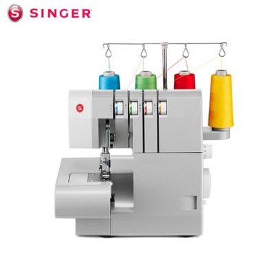 胜家SINGER 14HD854锁边机包缝机家用2、3、4线密拷机小型标配