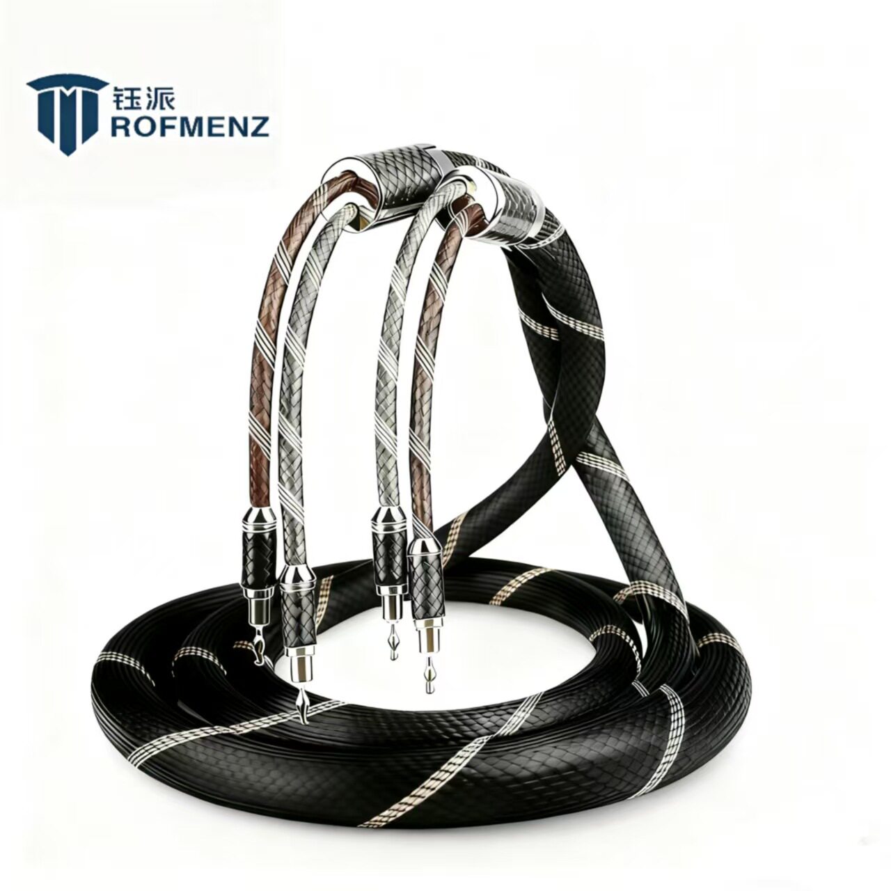 HIFI发烧级喇叭线香蕉头HIFI音响线胆机功放中置音频线
