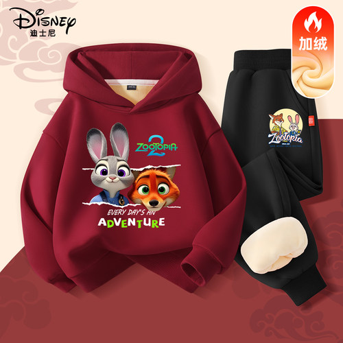 迪士尼疯狂动物城衣服儿童套装