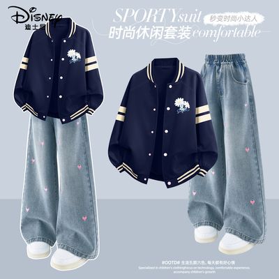 迪士尼女童春秋款套装2025新款