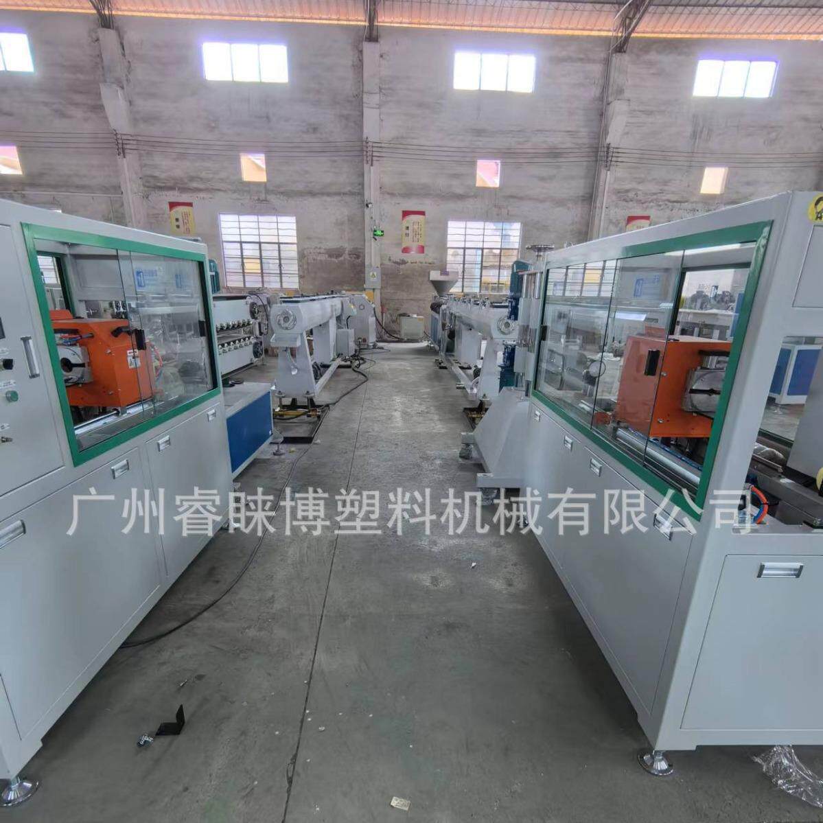 优质畅销PP滚筒管塑料管材机油漆管毛刷管拉管机器65挤出机