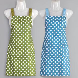 日式斜纹棉家用厨房围裙防油成人做饭罩衣工作服咖啡店服文艺围裙