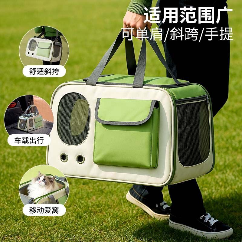 猫包外出透气太空舱大容量宠物双肩背包猫书包装狗袋猫咪用品