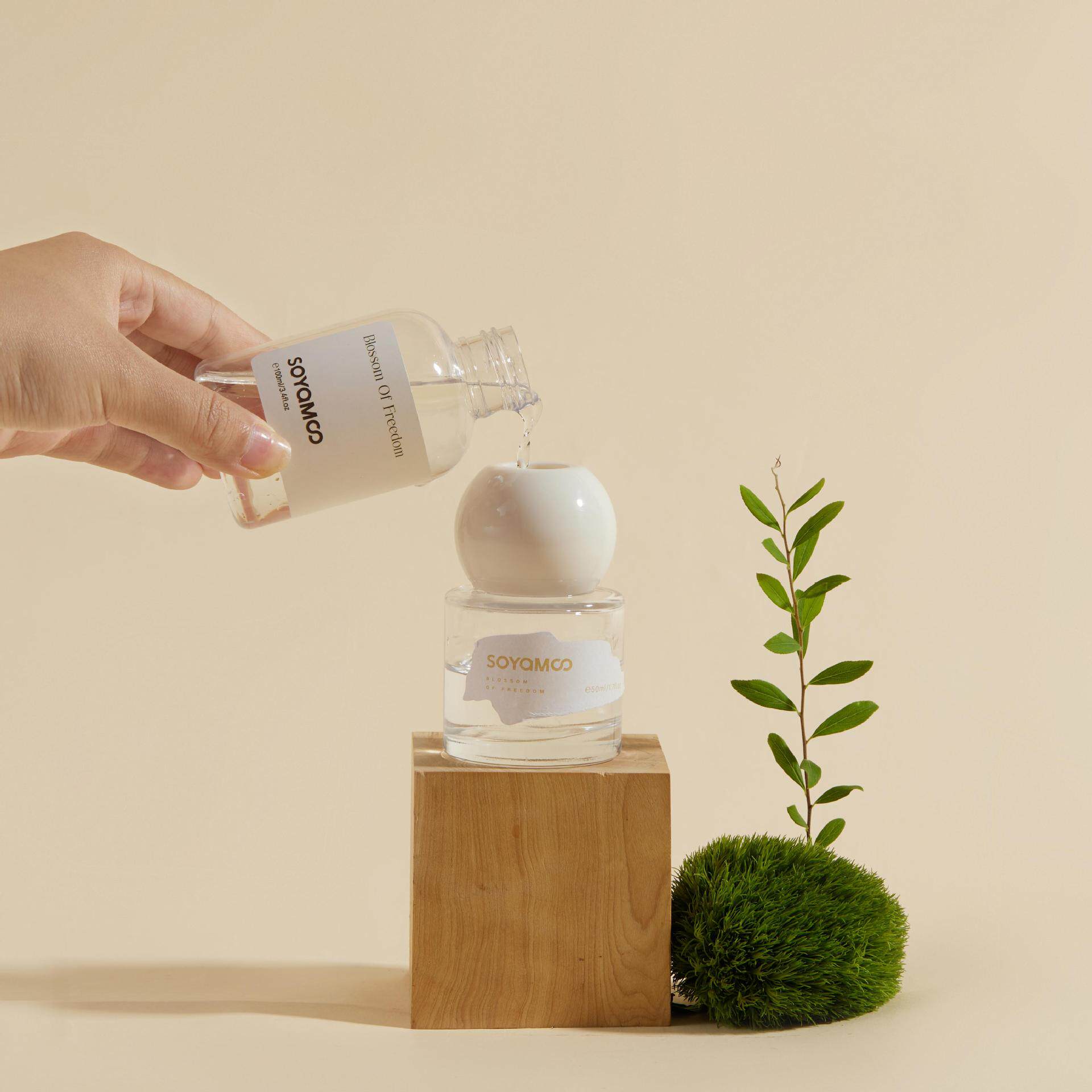 栀子花香薰补充液 酒店精油香薰替换装 高级感家用液体香薰100ml