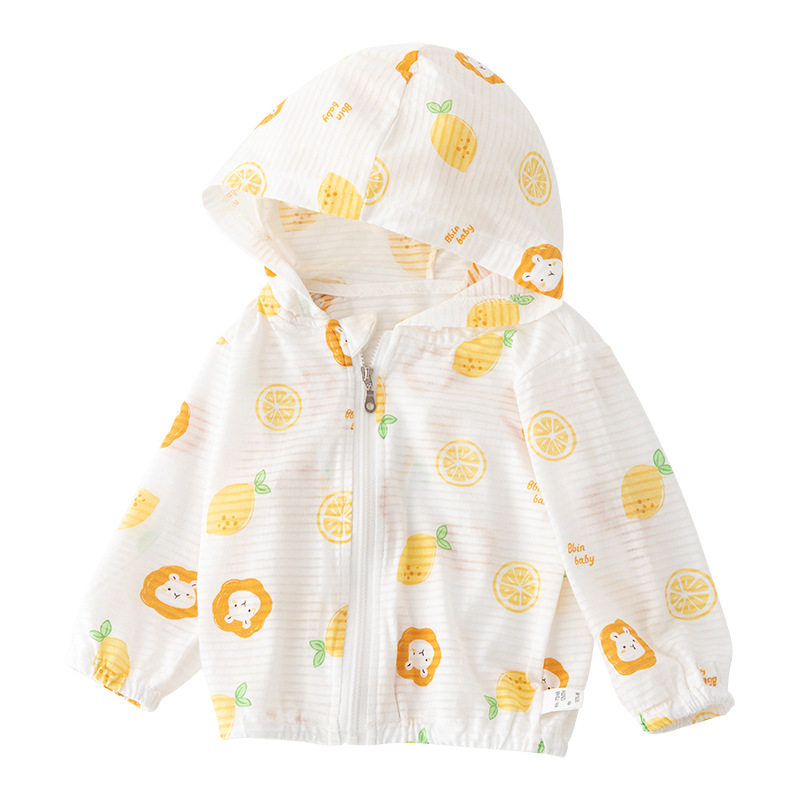 儿童防晒衣宝宝防晒服婴儿夏季薄款男女童空调衫透气纯棉外套夏装