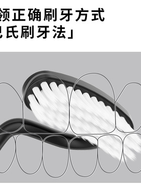 S型竖刷牙科学巴氏牙刷软毛家用上下竖刷牙缝清洁成人异形弯头刷