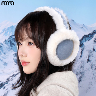 冬季毛绒耳罩男耳朵保暖套冬天护耳朵防冻男生情侣耳暖耳包耳捂RA