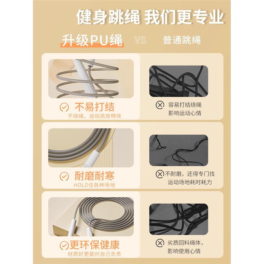 竞速跳绳耐磨健身运动专