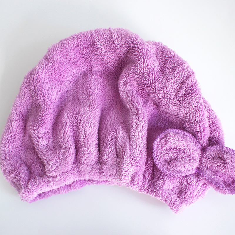 珊瑚绒干发巾包头巾超细纤维浴帽干发帽女强吸水速吸珊瑚绒加厚