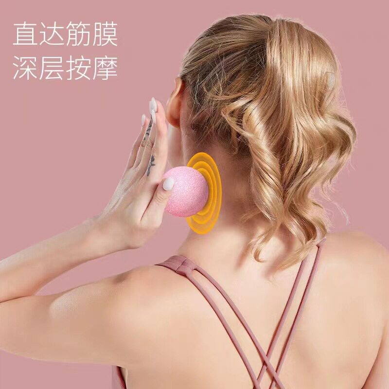 筋膜球足底背部肩颈瑜伽按摩球全身肌肉放松双球花生球刺猬球