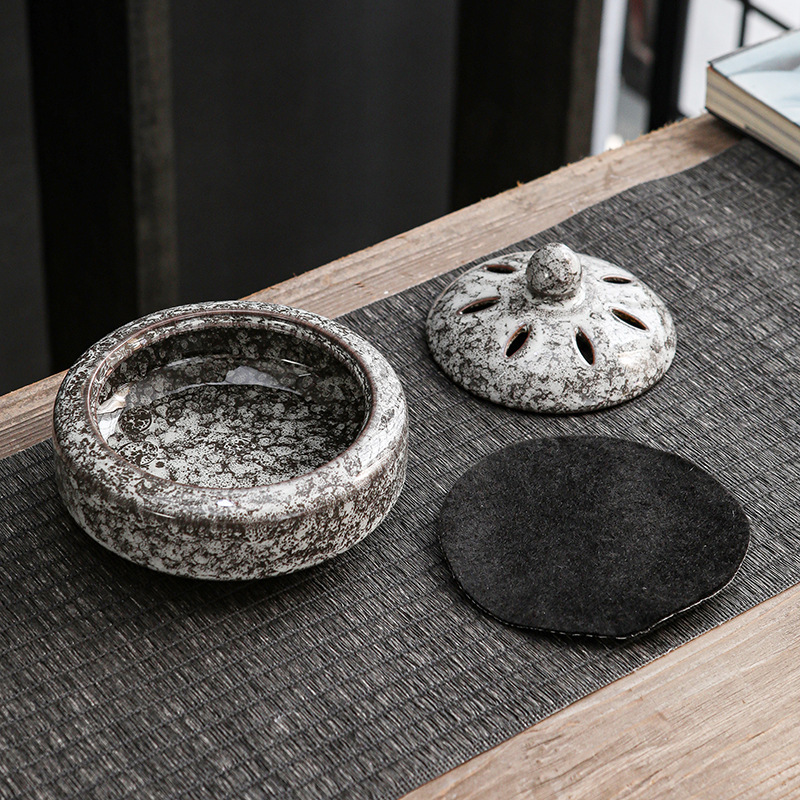 陶瓷香炉熏香炉景泰蓝盘香薰炉香插香道珐琅彩直供香印