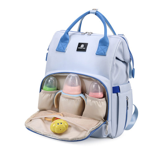 新款妈咪包多功能轻便百搭双肩包带娃外出大容量母婴包孕妈待产包