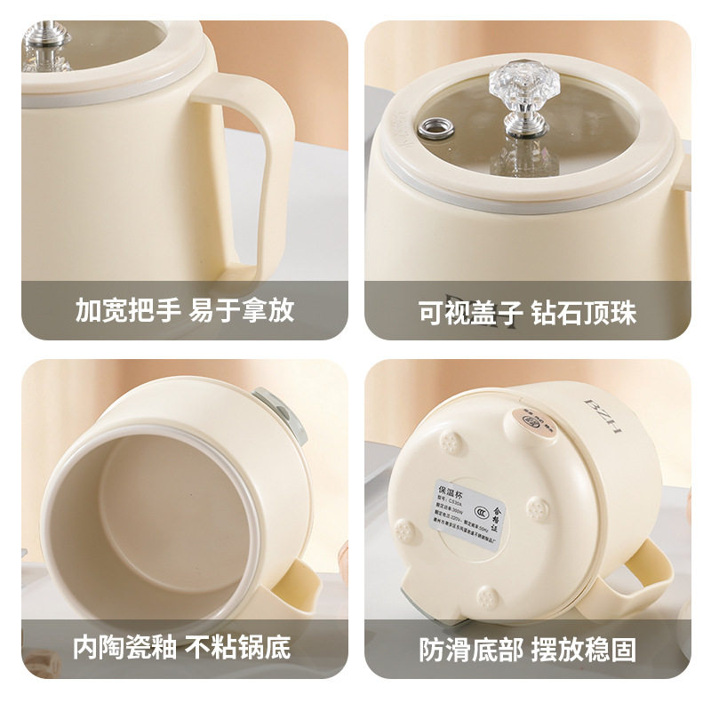 多功能养生壶炖煮小型烧水杯加热神器热咖啡牛奶办公室学生宿舍用