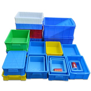 热销加厚塑料零件盒货架收纳整理箱仓库周转筐五金配件螺丝物料小