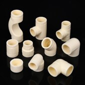 热销PB管等径直接三通弯头4分6分1寸pb变径水管件配件过桥弯管堵