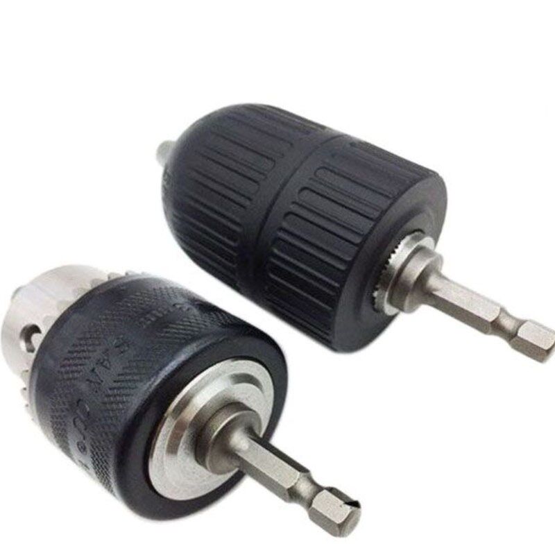 热销风批转换头六角柄变钻夹头转换手电钻夹头电动气动螺丝刀转换