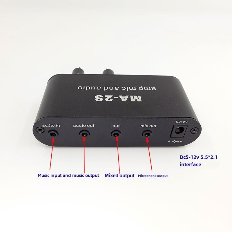 电容式麦克风动态麦克风放大器音频音乐伴奏放大器混合混音前放大