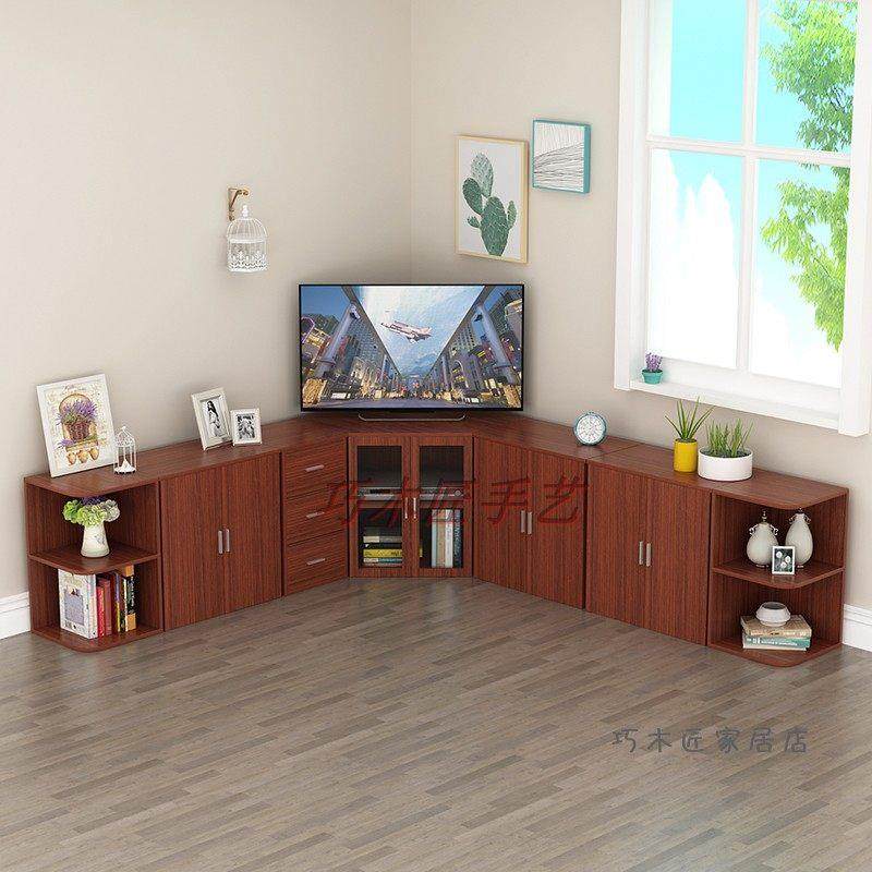 转角电视柜组合墙角柜老式角柜卧室简约视听柜地柜客厅电视三角柜,住宅家具,电视柜,淘宝优惠券,粉丝福利购,淘宝优惠卷