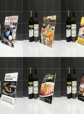 样板房厨房摆件菜谱食谱架子英文杂志真书摆设别墅样板间软装饰品