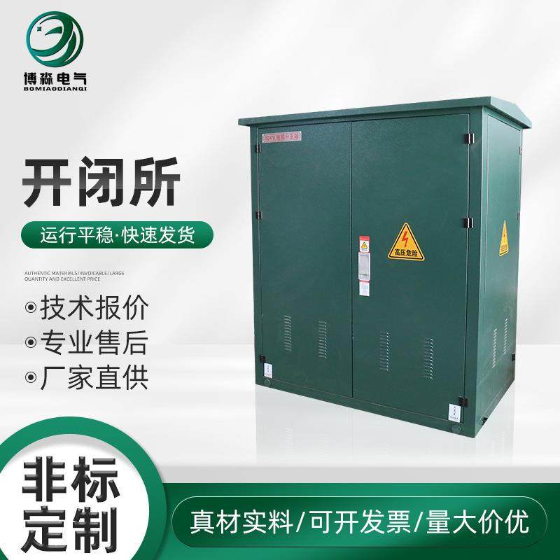 10KV户外箱式开闭所环网柜六氟化硫全绝缘开闭所高压配电柜